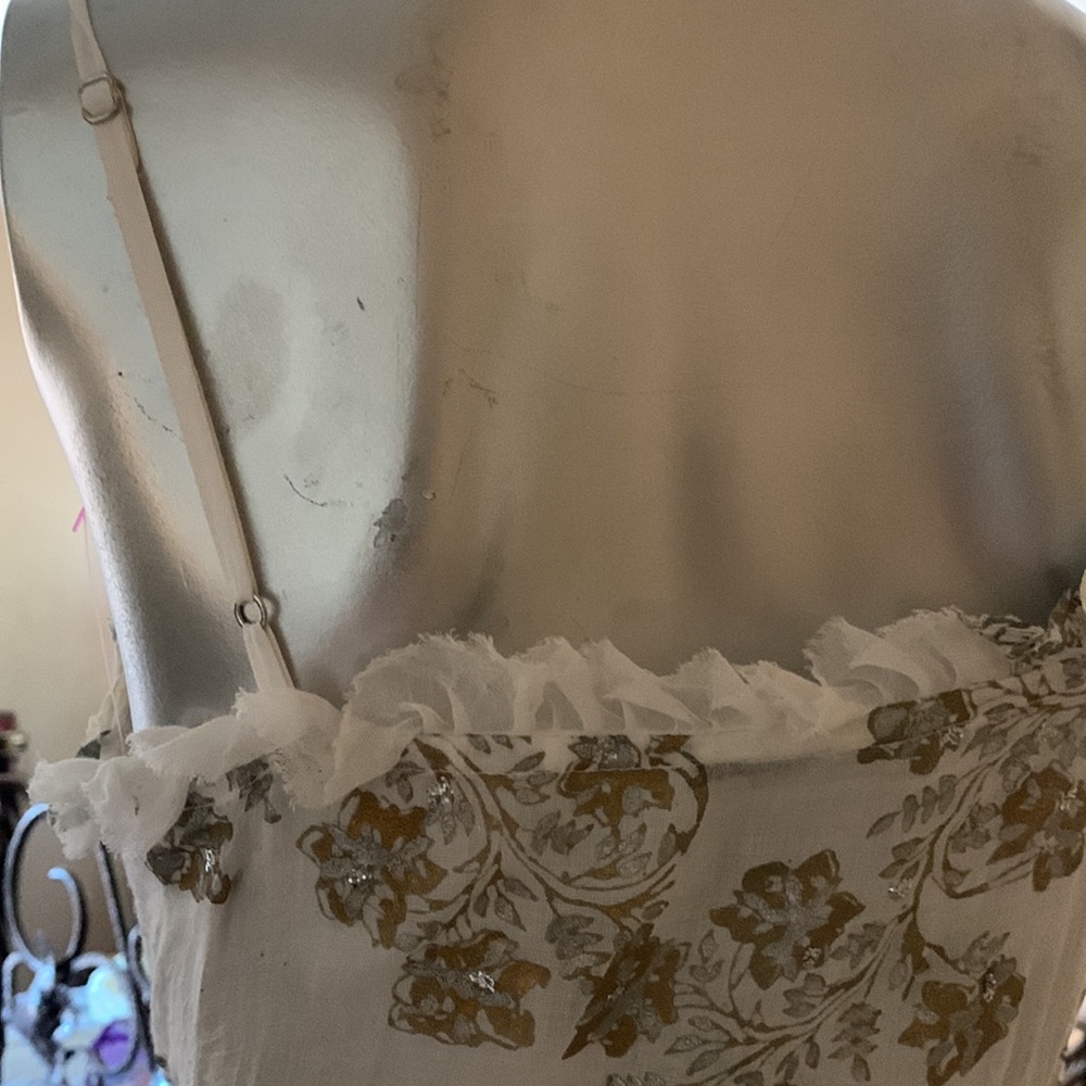 Juliett Dunn Sleeveless Floral Gorgeous Detailed Dress. Sz OS - Picture 9 of 9